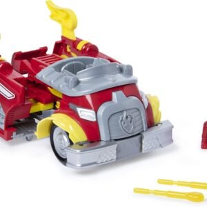 Paw Patrol, Mighty Pups Super Paws Marshalls Powered Up Fire Truck Transforming