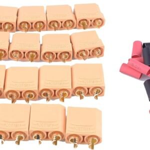 10pairs XT90 Male and Female Connectors with Hose Kit Toy