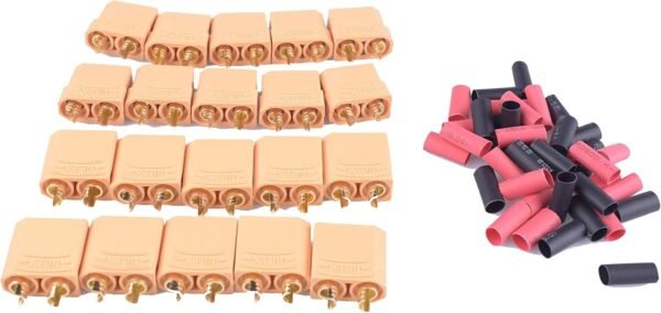 10pairs XT90 Male and Female Connectors with Hose Kit Toy