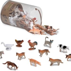 Terra by Battat Farm Animals Assorted Miniature Farm Animal Toy Figures &