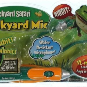 Backyard Safari Microphone Kit Toy Fun Kids Pack Set Play