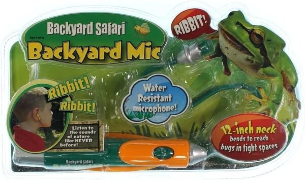 Backyard Safari Microphone Kit Toy Fun Kids Pack Set Play