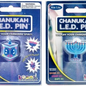 Rite Life Chanukah Flashing Led Pin Kit Toy Fun Kids