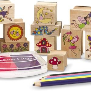 Melissa & Doug Stamp-a-Scene Fairy Garden Kit Toy Fun Kids