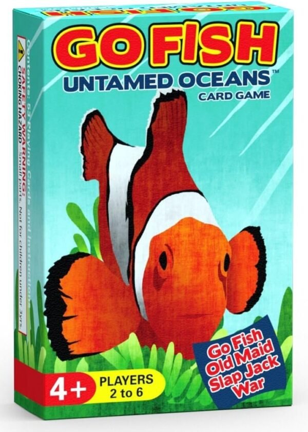 Arizona GameCo Go Fish Untamed Oceans - Go Fish, Old Maid, Slap