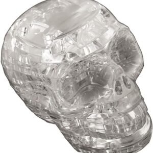 Original 3D Crystal Puzzle - Skull Clear Kit Toy Fun