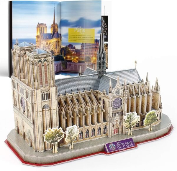 CubicFun 3D Puzzle for Adults Kids Notre Dame de Paris France Architecture
