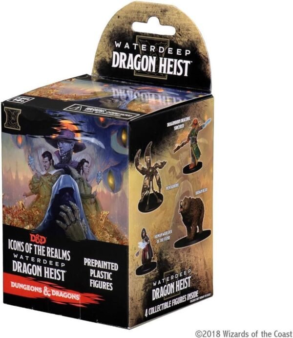 WizKids D&D Icons of the Realms Waterdeep Dragon Heist Standard D&D, Booster