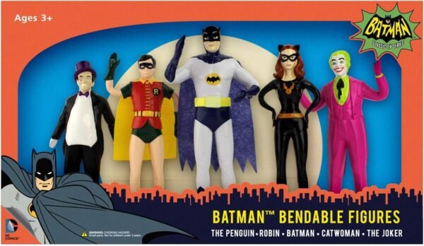 NJ Croce Batman Classic TV Series Bendable Boxed Set Kit