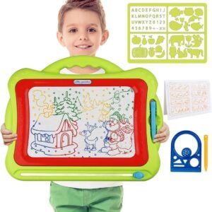 Meland Magnetic Drawing Board - Kids Magna Drawing Doodle Board Erasable Writing
