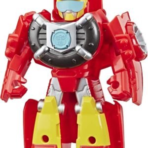 Transformers Playskool Heroes Rescue Bots Academy Hot Shot Converting Toy Robot, 4.5