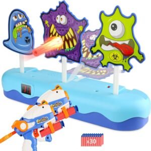 EKOOS Monster Shooting Target for Nerf Electronic Scoring Auto Reset Digital Targets