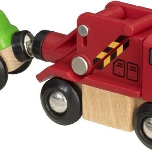 BRIO World 33528 - Trusty Tow Truck - Wooden Toy Train Accessory