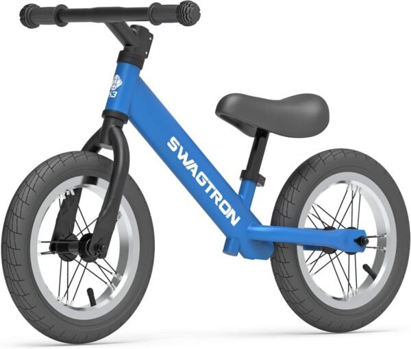 Swagtron K3 12 No-Pedal Balance Bike for Kids Ages 2-5 Years Air-Filled