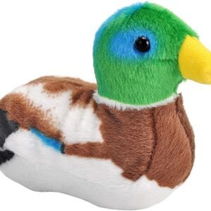 Wild Republic Audubon Birds Mallard Duck Plush with Authentic Bird Sound, Stuffed