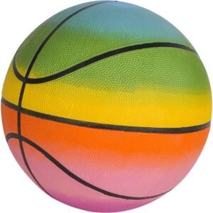 9.5 RAINBOW BASKETBALL Kit Toy Fun Kids Pack Set Play