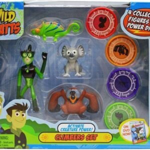 Wild Kratts Toys - 4 Pack Action Figure Set - Activate Creature