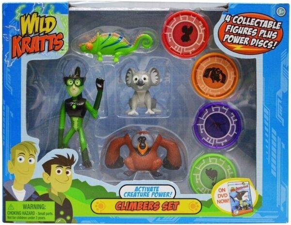 Wild Kratts Toys - 4 Pack Action Figure Set - Activate Creature