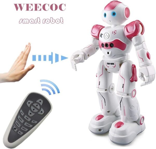 WEECOC Smart Robot Toys Gesture Control Remote Control Robot Kids Toys Birthday