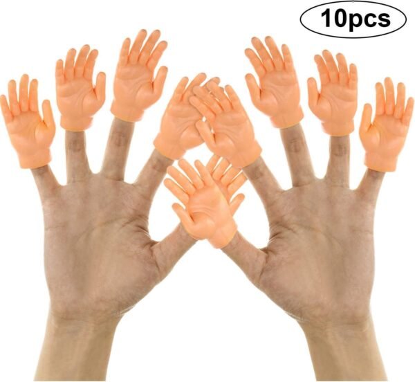 Yolococa 10 Pieces Finger Puppet Mini Finger Hands Tiny Hands with Left