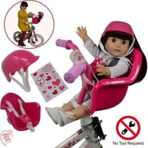 The New York Doll Collection Doll Bike Seat Carrier for Baby Dolls
