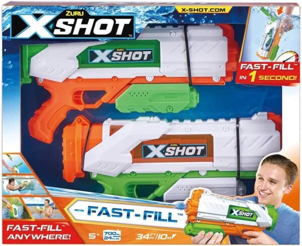 ZURU X-Shot Water Blaster 2-Pack Kit Toy Fun Kids Pack