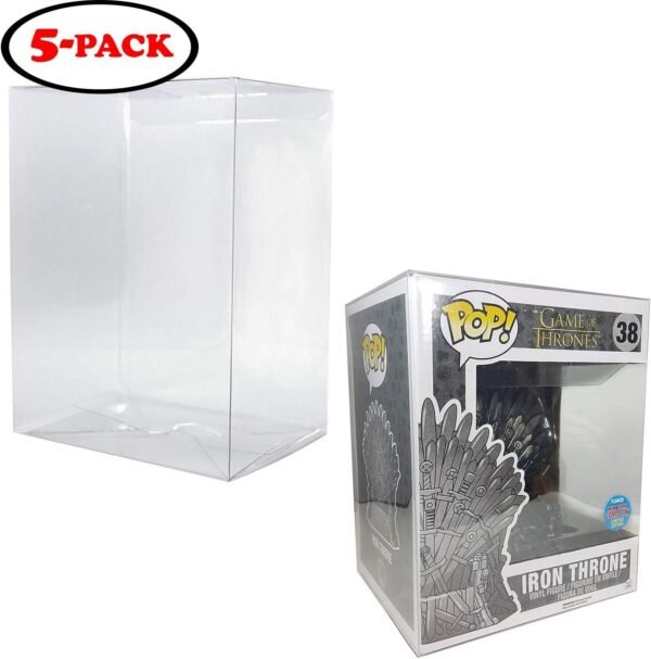 GosuToys Clear Plastic Protector Case Compatible for 6-inch Funko Pop Figures 5