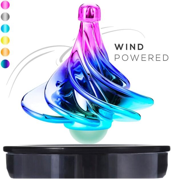 Spinning Top - The Original Tornado Tops, Wind Gyro Based Spinning Tops