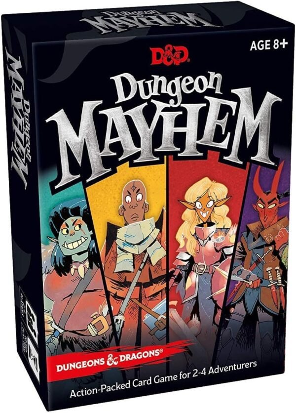 Dungeon Mayhem Dungeons & Dragons Card Game 24 Players, 120 Cards