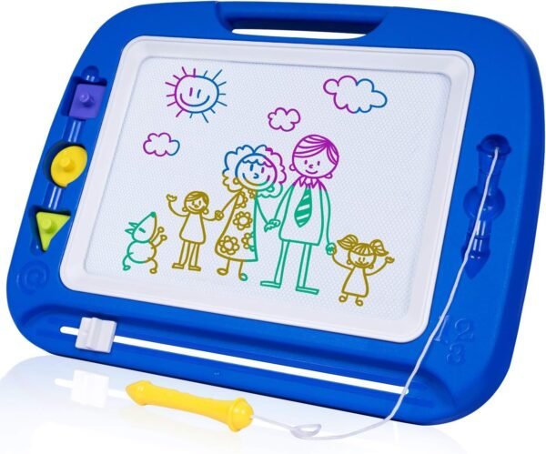 SGILE Magnetic Drawing Board Toy for Kids, Large Doodle Board Writing Painting