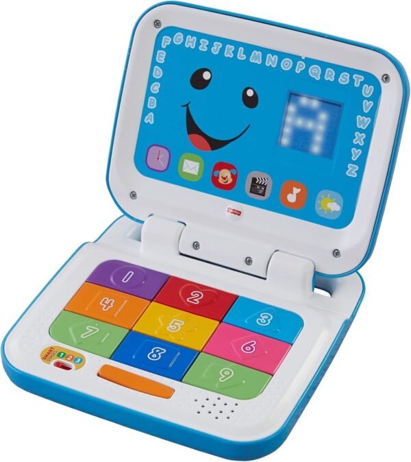 Fisher-Price Laugh & Learn Smart Stages Laptop, Blue/White Kit Toy