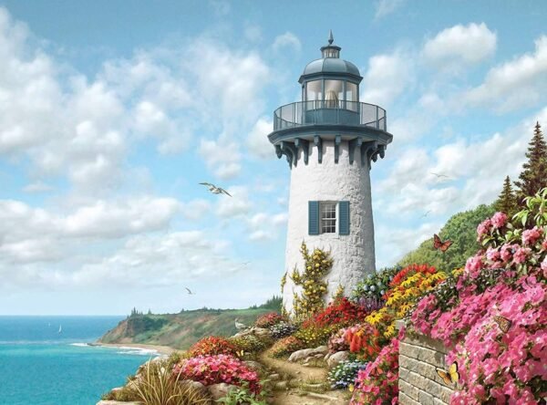 1000PCS Lighthouse Jigsaw Puzzles for Kids Adults - Intellectual Educational Game Gift