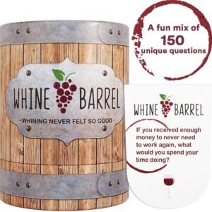 Whine Barrel Game Conversation Starters Table Card Games for Adults - Adult
