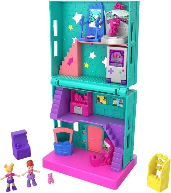 Polly Pocket Pollyville Arcade Kit Toy Fun Kids Pack Set