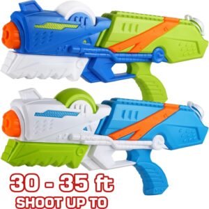 2 Pack Large Water Gun16.5 inch, High Capacity&30-35 Feet Shooting Range Water
