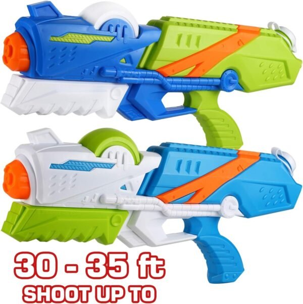 2 Pack Large Water Gun16.5 inch, High Capacity&30-35 Feet Shooting Range Water