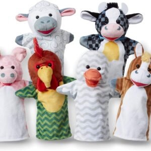 Melissa & Doug Barn Buddies Hand Puppets Kit Toy Fun