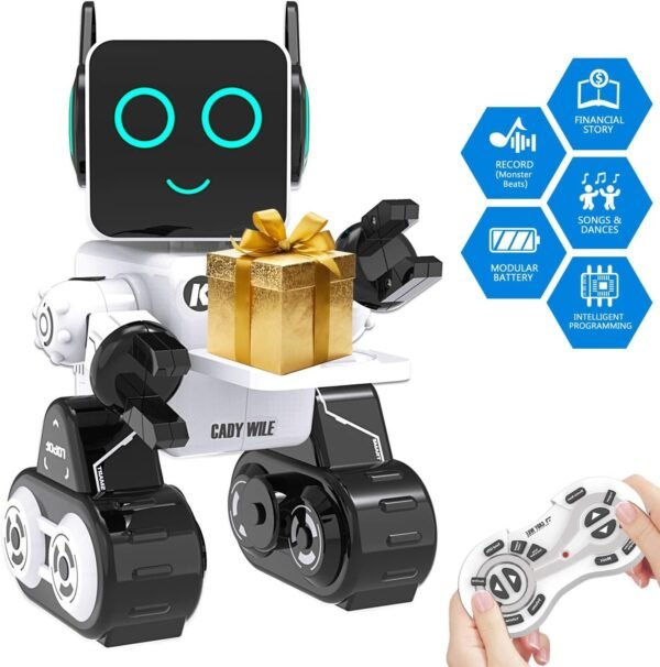 Remote Interactive Control Robots Toy,GMSUNNY Educational Stem Toys Robotics for Kids Sing,Dancing,Built-in