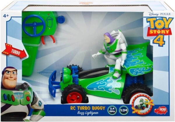 Jada Disney Pixar Toy Story 4 Turbo Buggy W/Buzz Lightyear Radio Control