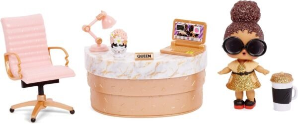 L.O.L. Surprise Furniture School Office with Boss Queen & 10+ Surprises