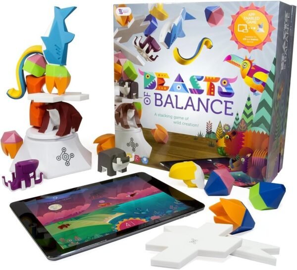 Beasts of Balance - A Digital Tabletop Hybrid Family Stacking Game For