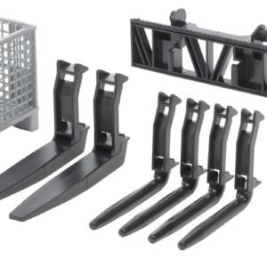 Bruder 02318 Accessories for Front Loader Box-Type Pallet, Winch and Forks