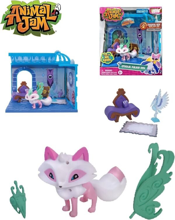 Animal Jam Crystal Palace Den Exclusive Playset Limited Edition Arctic Fox