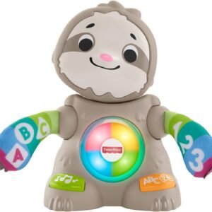 Fisher-Price Linkimals Smooth Moves Sloth - Interactive Educational Toy with Music, Lights,