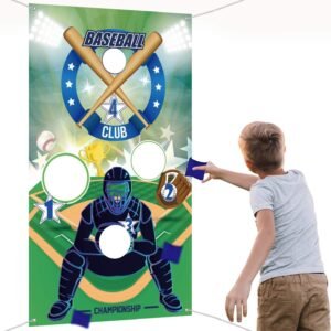 Baseball Toss Games with 3 Bean Bags, Indoor and Outdoor Bean Bag