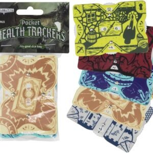 5-Pack Pocket Health Trackers, Track Character HP, Bonuses, and Conditions for Tabletop