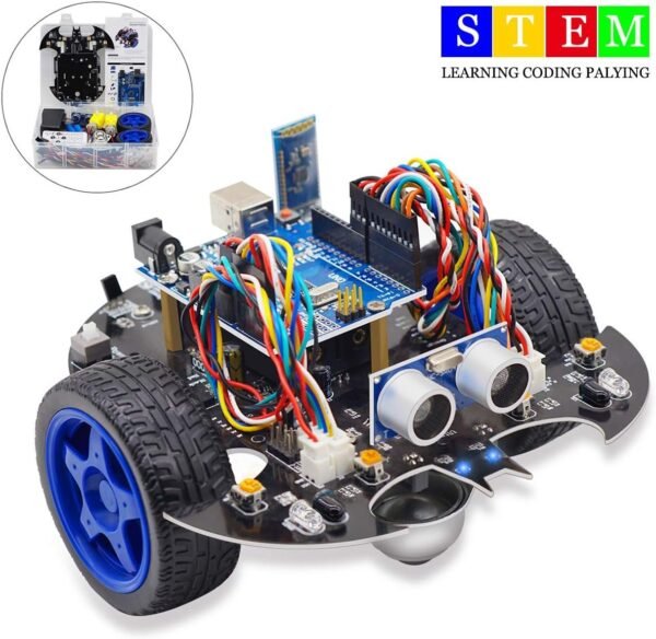 Yahboom UNO R3 Smart Robot Project Super Starter Learning Kit DIY Programmable