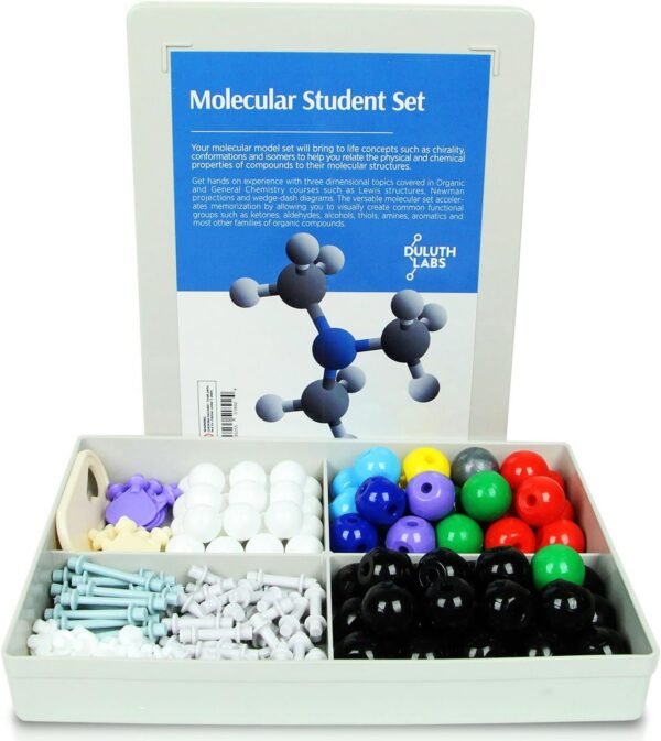 Duluth Labs Organic Chemistry Molecular Model Student Set - 72 Atoms and