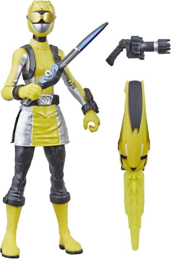 Power Rangers Beast Morphers Yellow Ranger 6 Action Figure Toy Inspired by