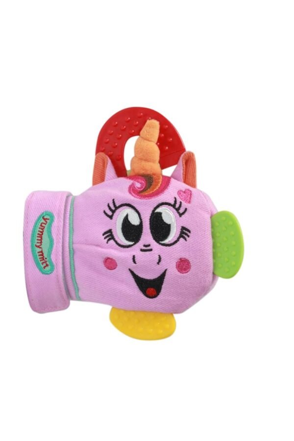 Yummy Mitt Teething Mitten- -Natural Self-Soothing Handy Teething Remedy- 3-8 Months- 100%